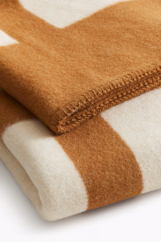 Плед из шерстяной смеси