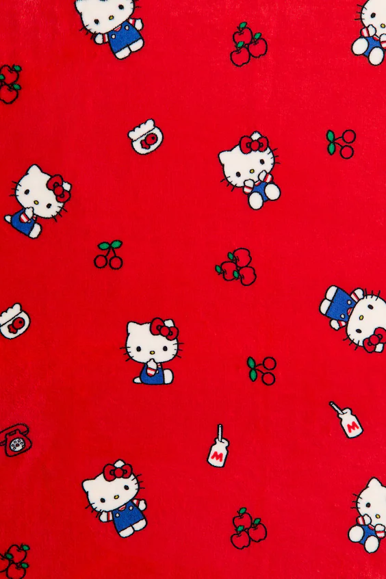 Плед из флиса с узором