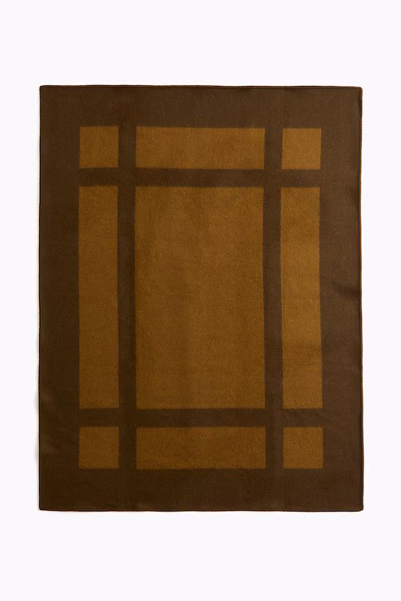 Плед из шерстяной смеси