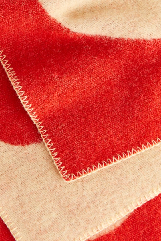 Плед klippan из шерсти