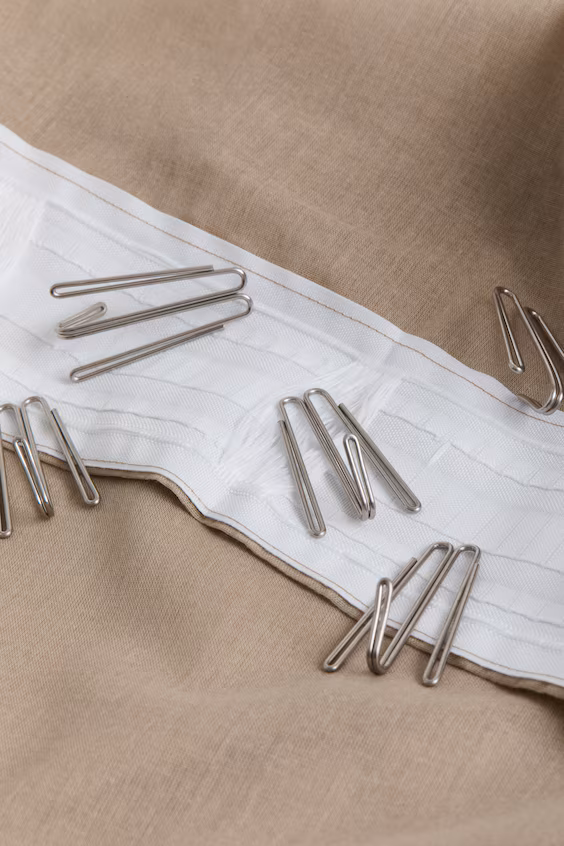 Набор из 2 длинных занавесок