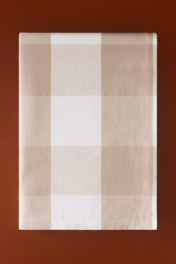 Скатерть из смесового льна