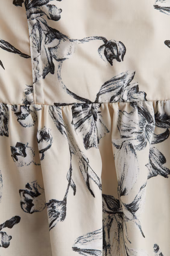 Платье на бретелях из хлопка