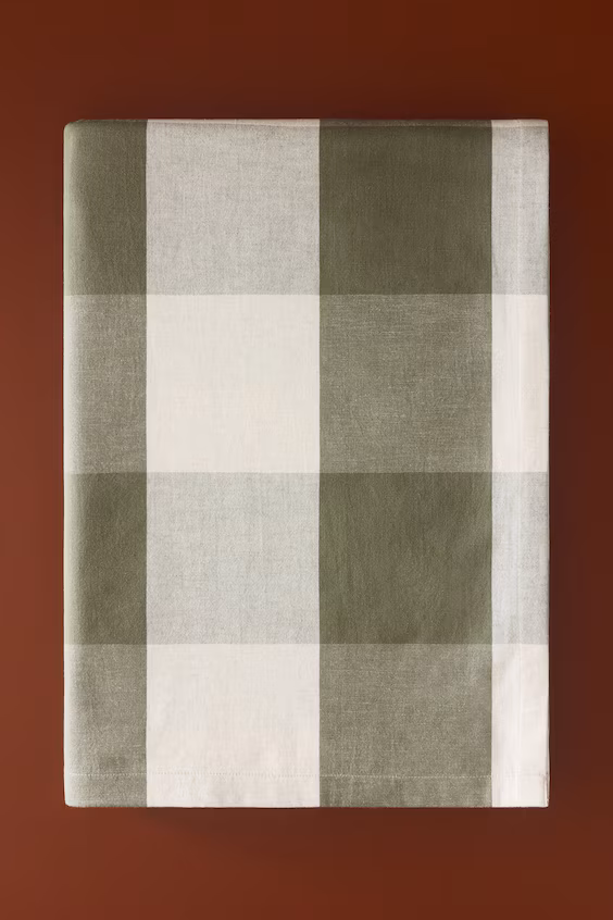 Покрывало для стола из смесового льна