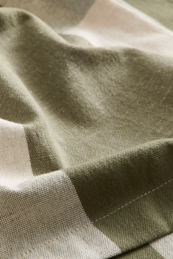 Покрывало для стола из смесового льна