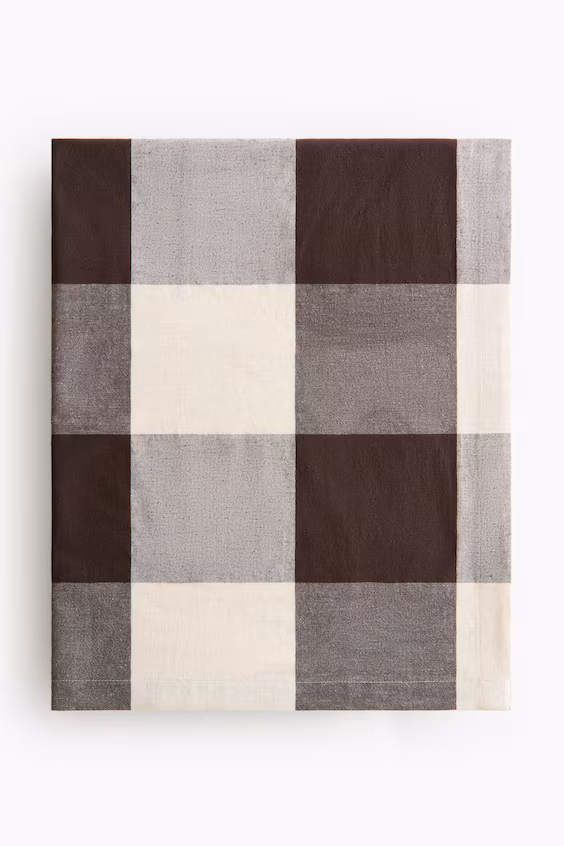 Покрывало для стола из смесового льна