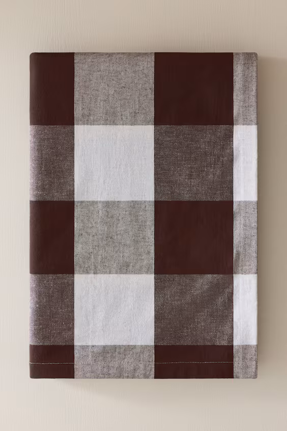 Покрывало для стола из смесового льна