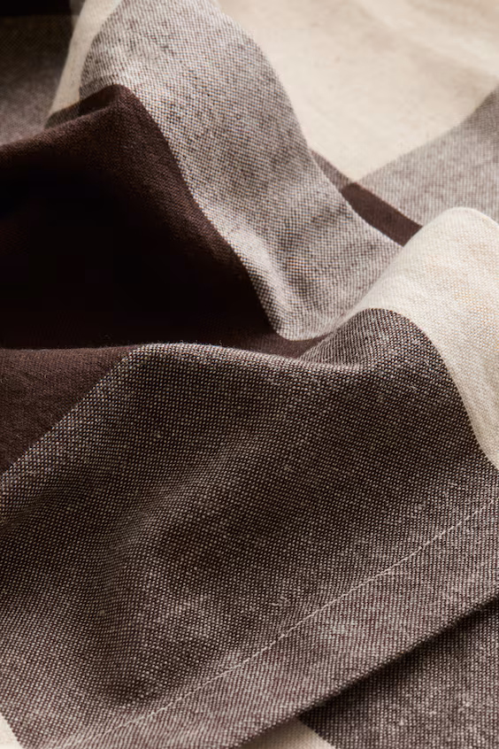 Покрывало для стола из смесового льна