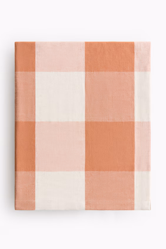 Покрывало для стола из смесового льна