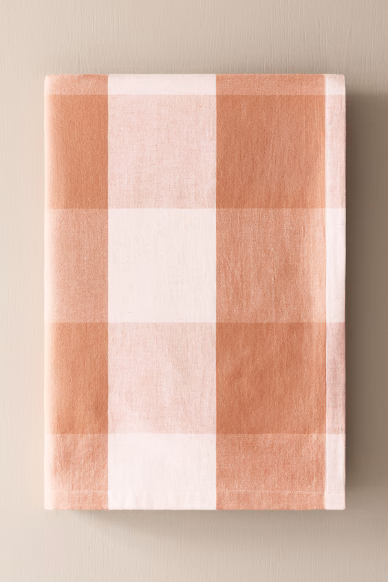 Покрывало для стола из смесового льна