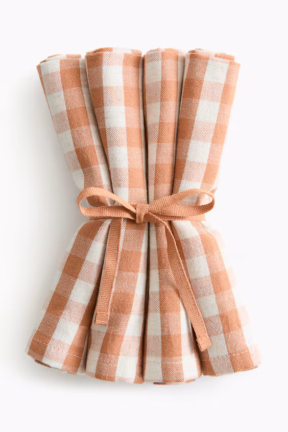 Пакет из 4 салфеток из хлопка