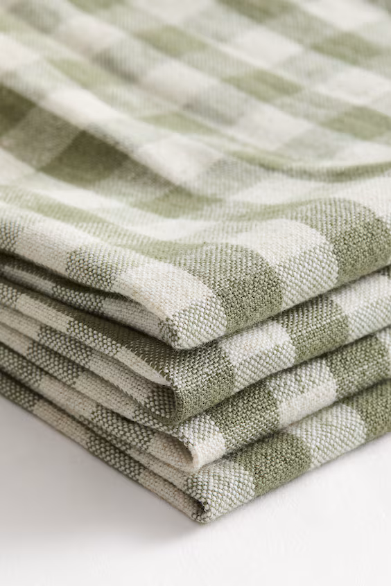 Набор из 4 салфеток из хлопка