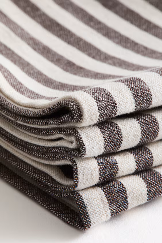 Набор из 4 салфеток из хлопка