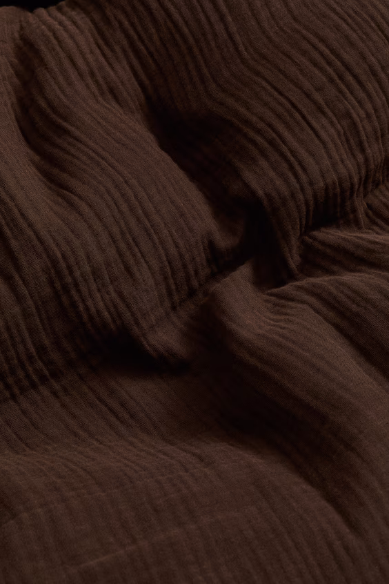 Набор покрывала для односпальной кровати, цвет темно-коричневый