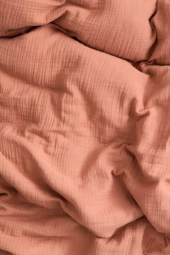 Набор покрывала для двуспальной кровати, цвет ржаво-красный