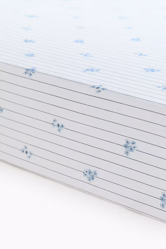 Пододеяльник из хлопковой ткани с принтом