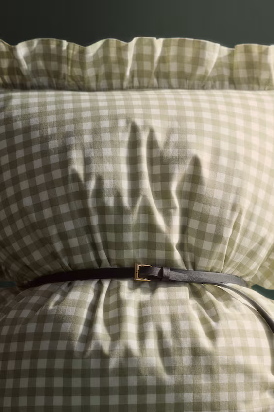 Наволочка из хлопка с оборками