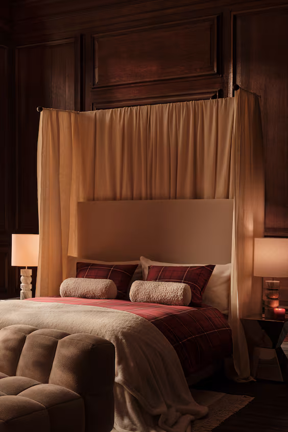 Пушистое одеяло h&m