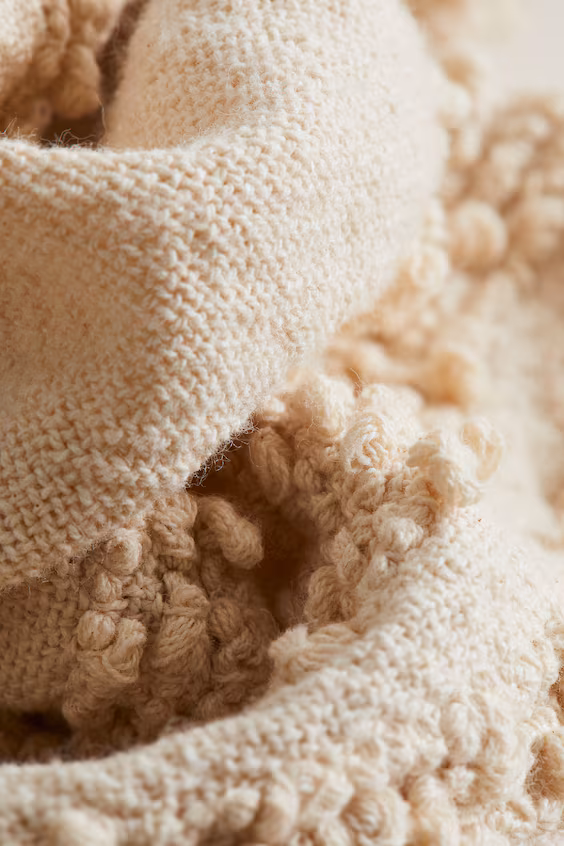 Одеяло из хлопковой смеси с текстурой h&m