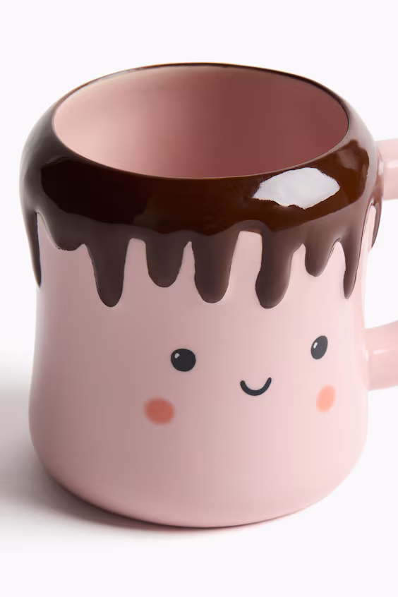 Керамическая кружка в форме зефира