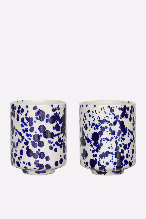 Глиняные чашки, набор из 2