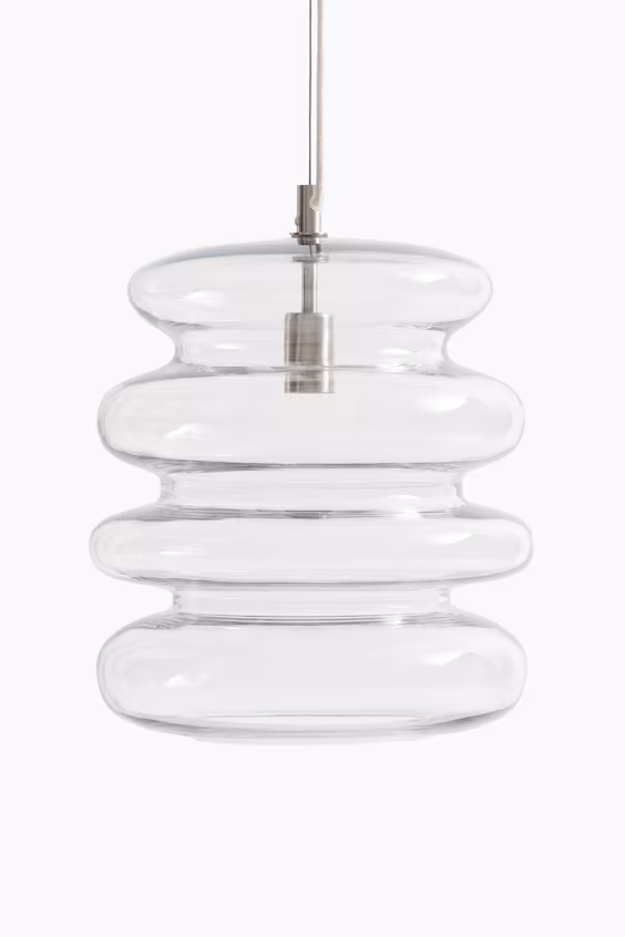 Подвесной светильник из стекла