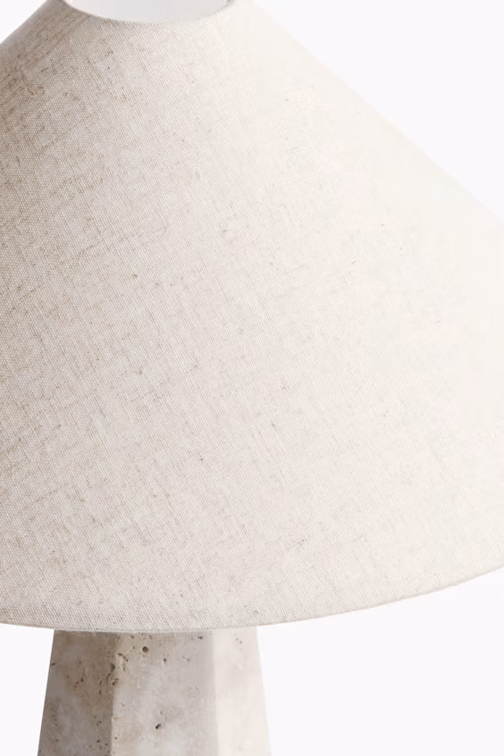 Керамическая настольная лампа