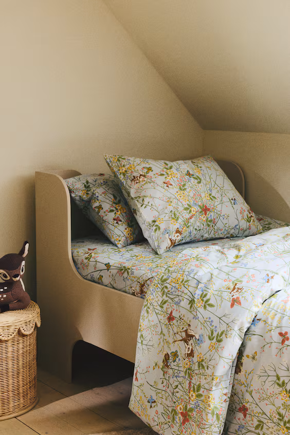 Комплект наволочек на одеяло из хлопка с принтом