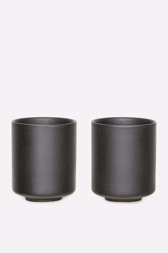 Набор чашек из греса, 2 шт.