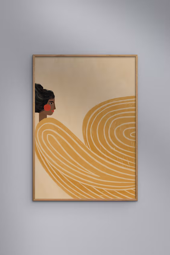 Bea muller - женщина с жёлтыми полосками