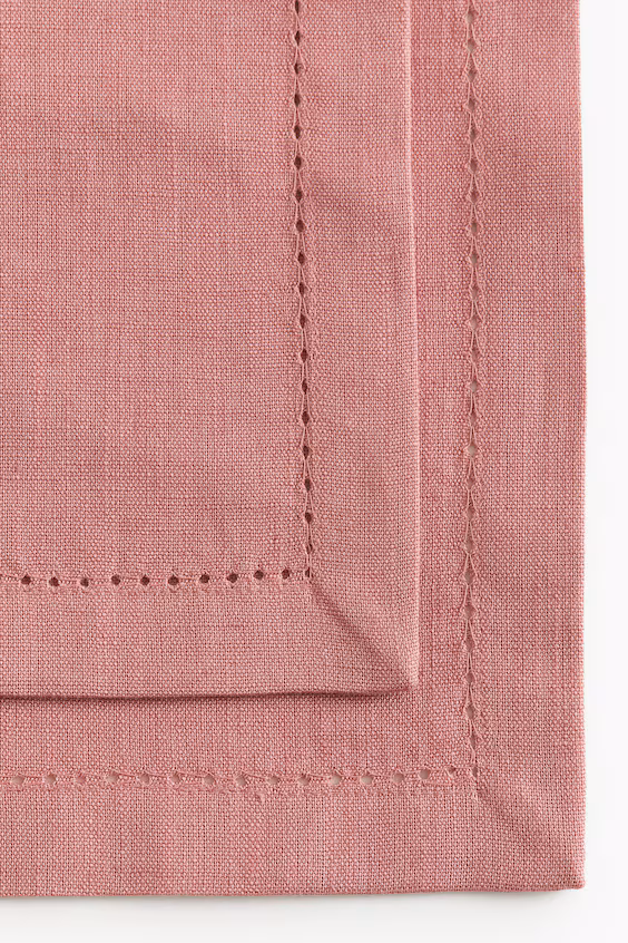 Набор из 2 скатертей из смесового льна