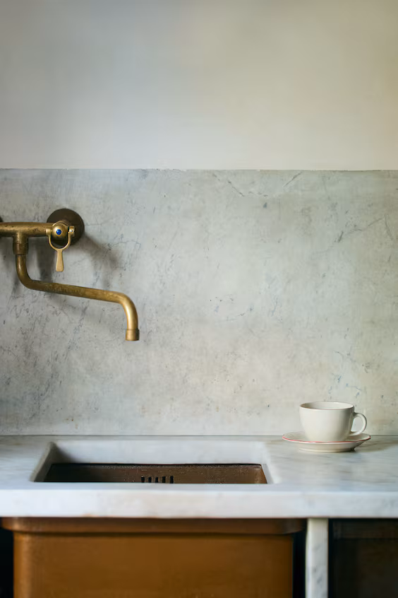 Набор из 2 чашек и блюдец из греса