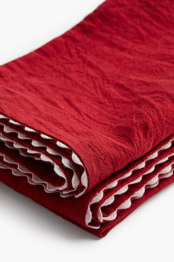 Полотенца на кухню pack de 2 с волнами на краю