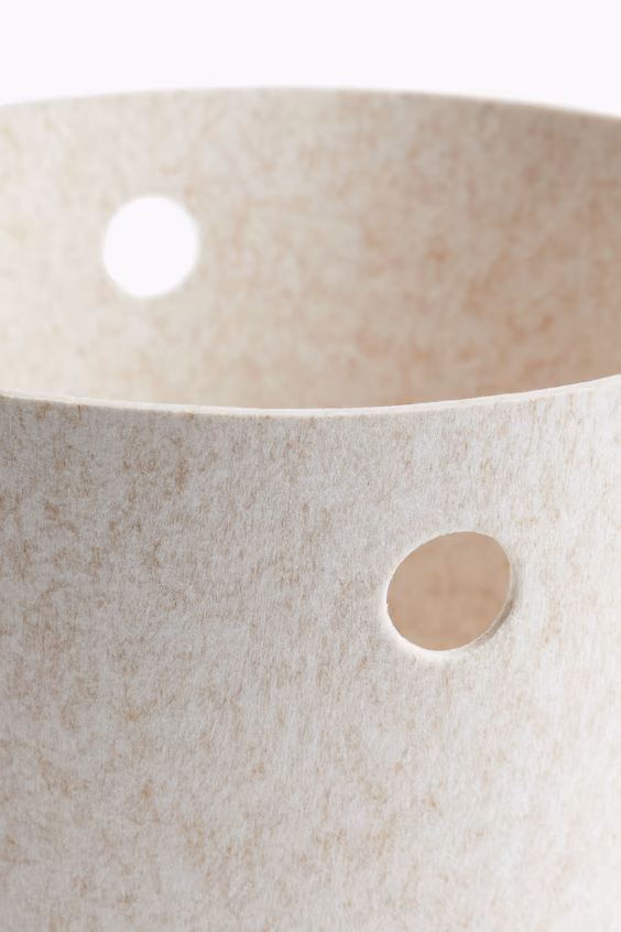 Большая корзина для хранения из фетра