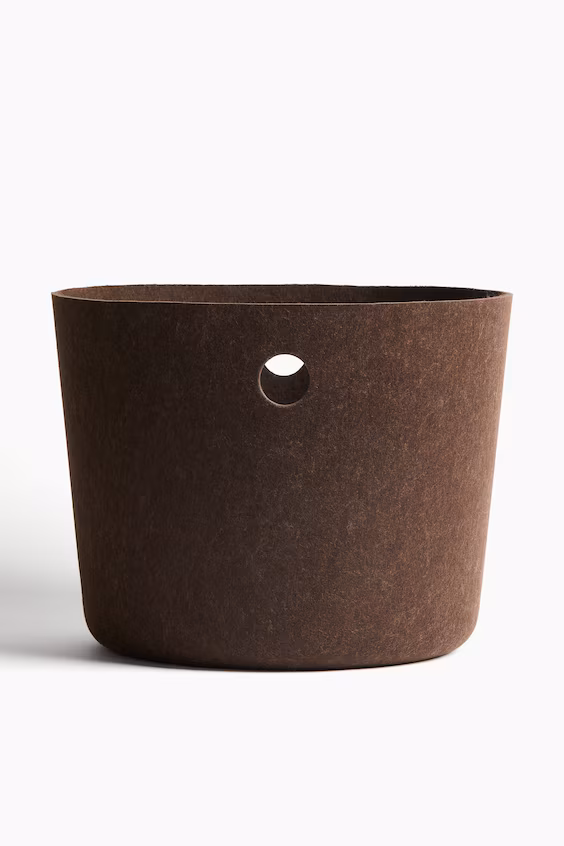 Большая корзина для хранения из фетра