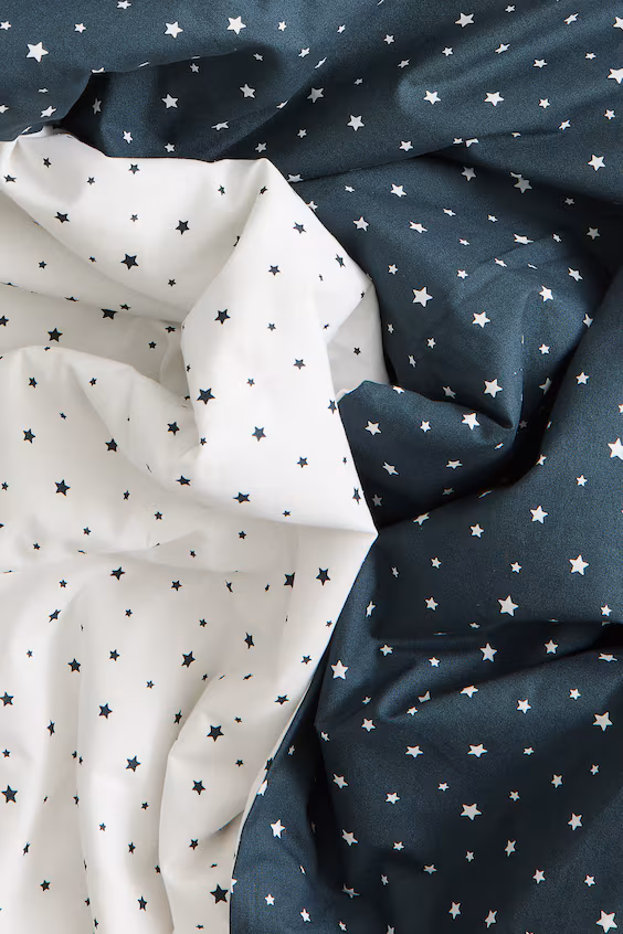 Комплект наволочек с рисунком для детской кроватки