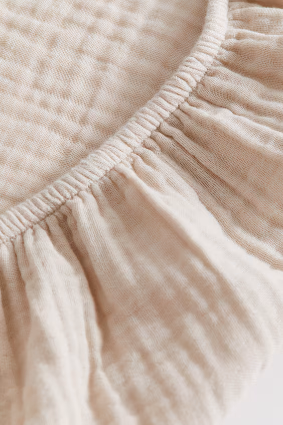 Наматрасник-пеленальник из муслина