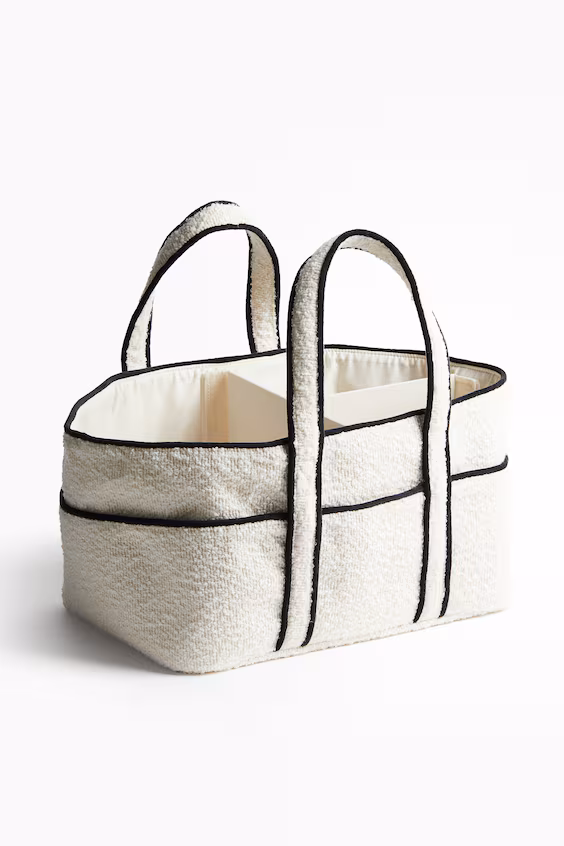 Сумка для пеленания из ткани букле