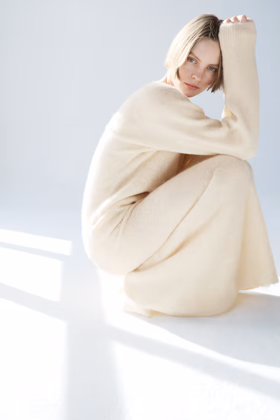 Юбка из смеси альпаки