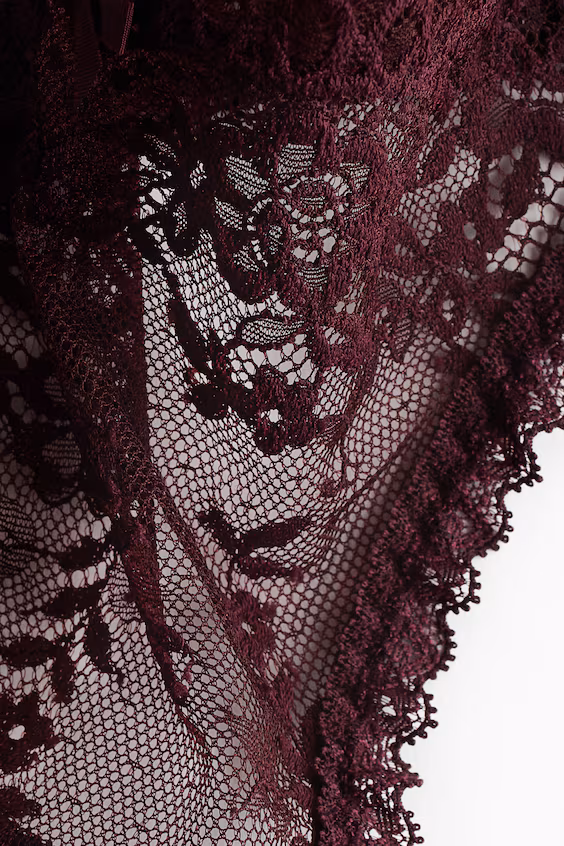 Пачка из 2 трусиков-стринги из кружева