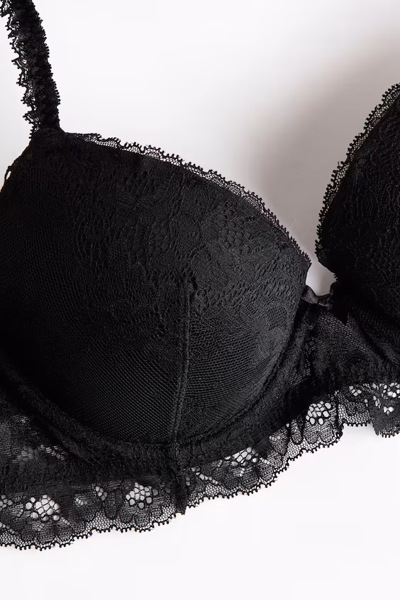 Бюстгальтер с пуш-ап из кружева