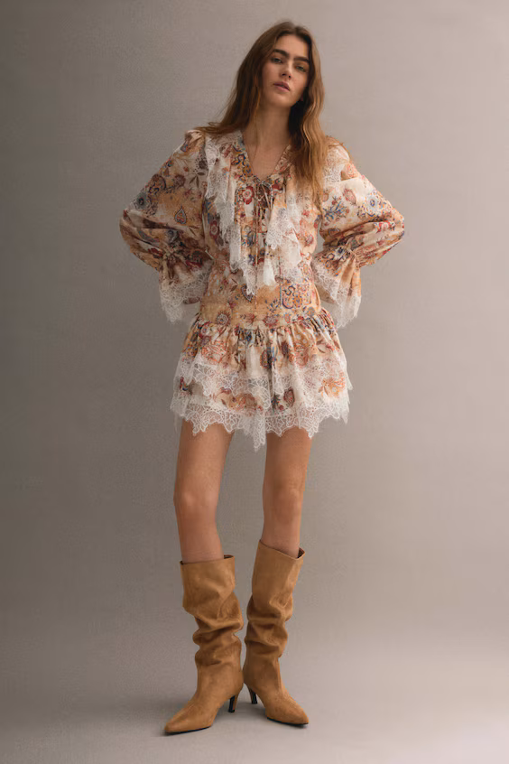 Ботильоны с заостренным носком