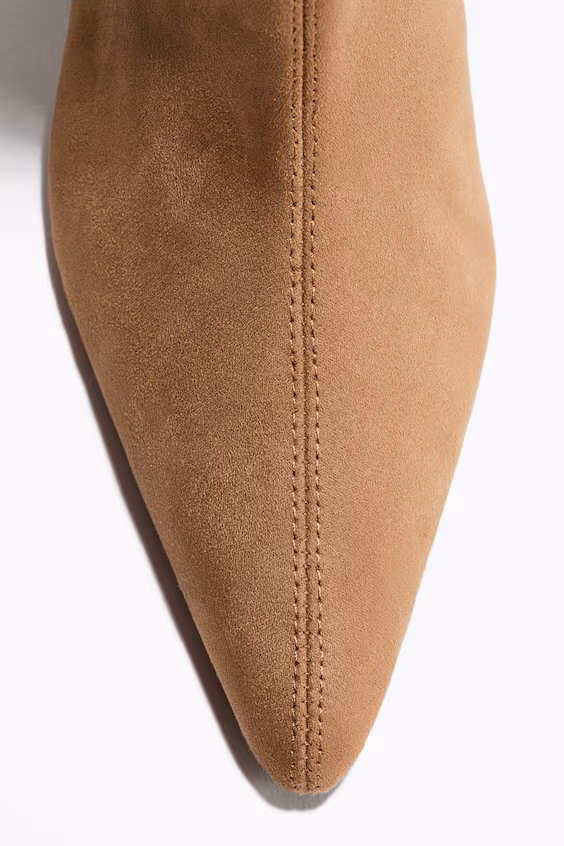 Ботильоны с заостренным носком