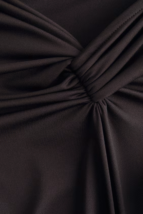 Платье с драпировкой из джерси