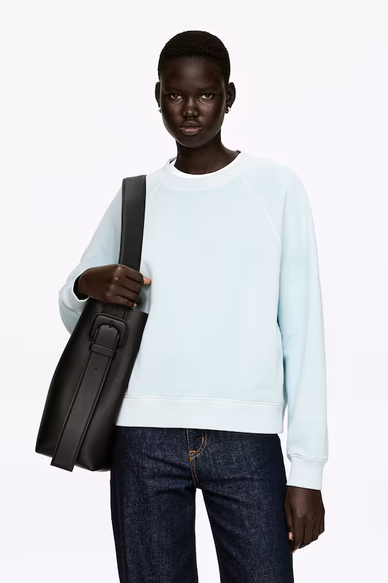 Толстовка из махры от h&m