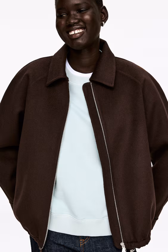 Толстовка из махры от h&m