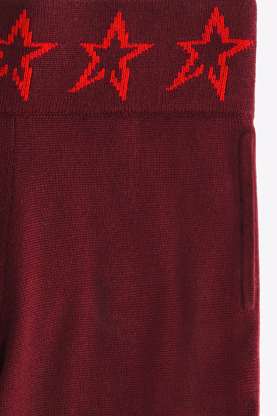 Широкие брюки из мериносовой шерсти