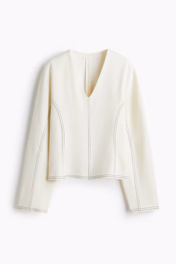 Свитер с v-образным вырезом