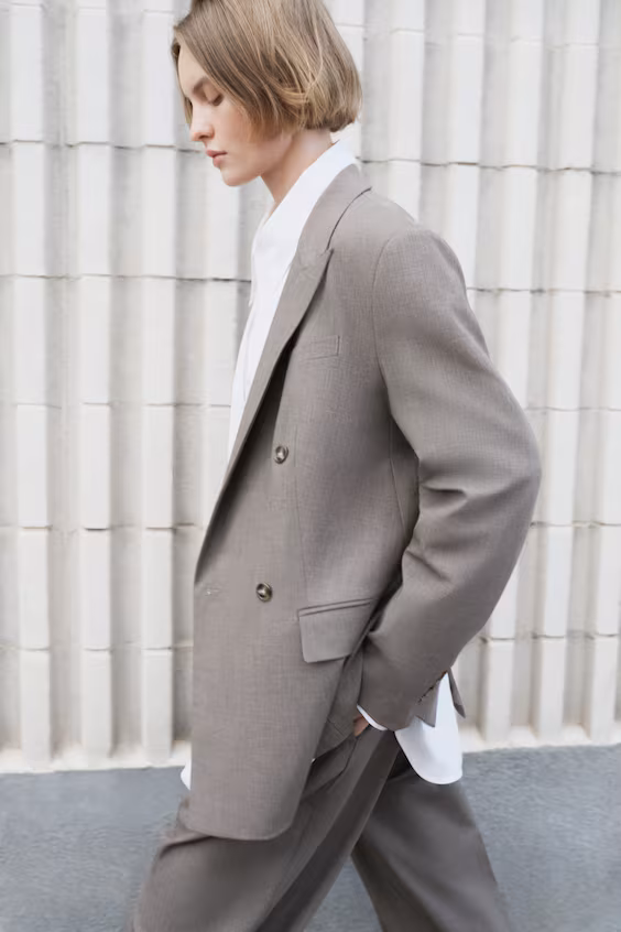 Зауженный блейзер