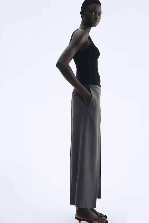 Классические брюки из смесового льна